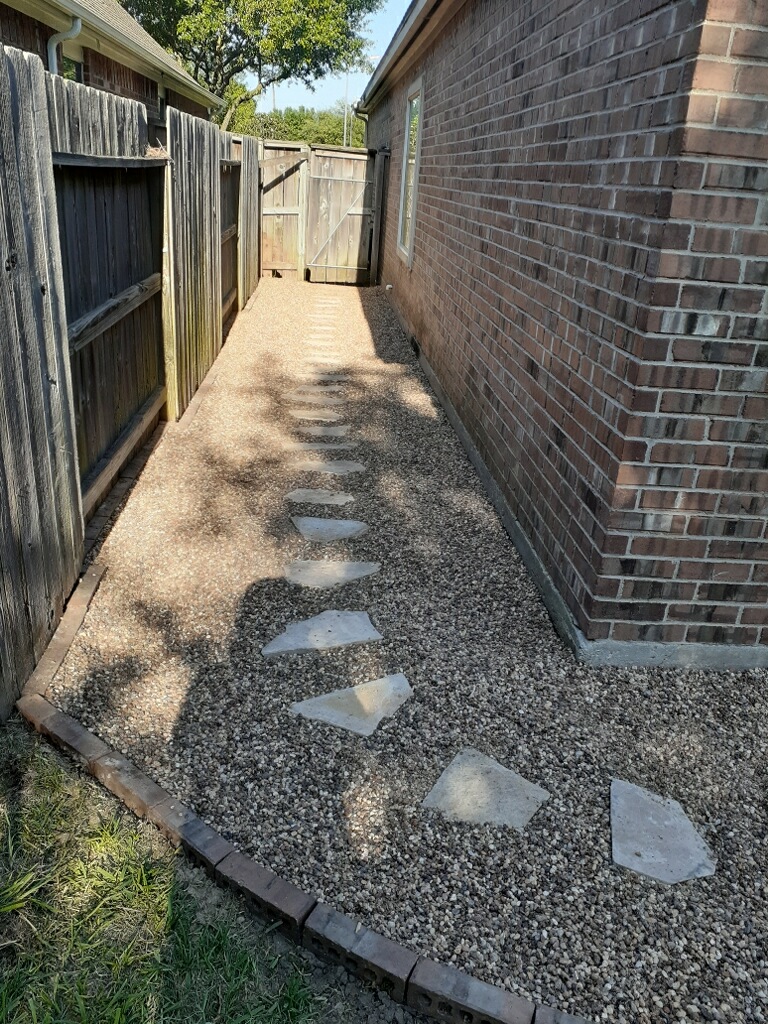 Lush green residential lawn after smart irrigation system installation